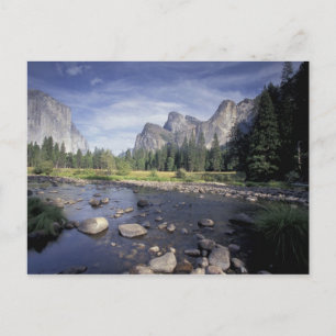 NA, USA, Kalifornien, Yosemite NP, Valley view Postkarte