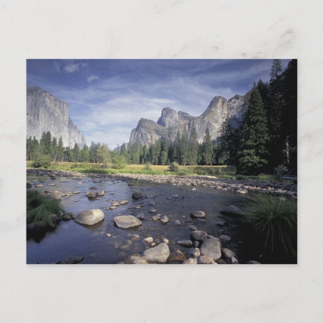 NA, USA, Kalifornien, Yosemite NP, Valley view Postkarte (Vorderseite)