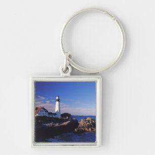 NA, USA, Maine. Leuchtturm Portland Head. Schlüsselanhänger