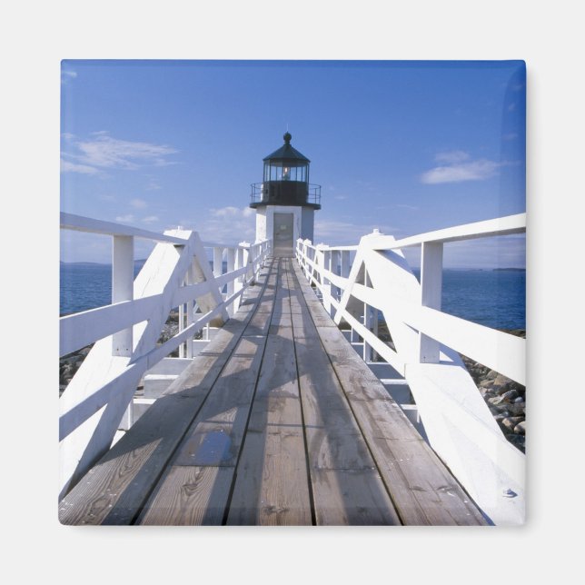 NA, USA, Maine, Port Clyde Marshall-Punkt 2 Magnet (Vorne)