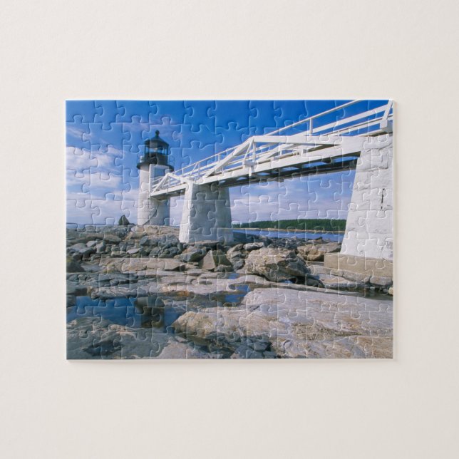 NA, USA, Maine, Port Clyde.  Marshallpunkt (Horizontal)