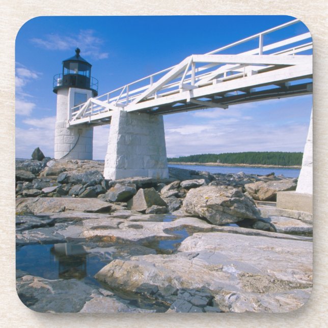 NA, USA, Maine, Port Clyde.  Marshallpunkt Untersetzer (Vorderseite)