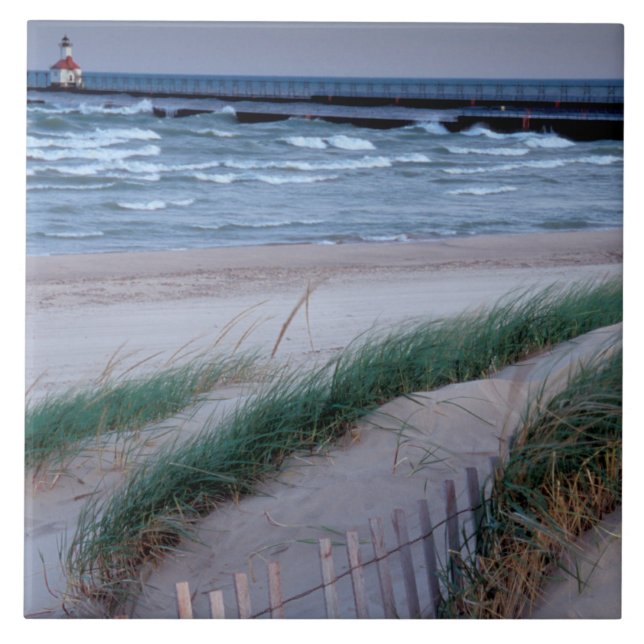 NA, USA, Michigan, Berrien Landkreis, St. Joseph, Fliese (Vorderseite)