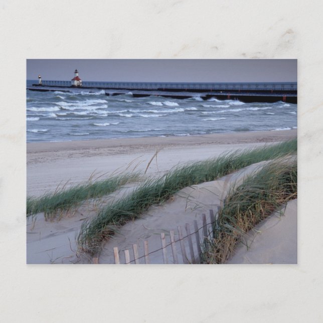 NA, USA, Michigan, Berrien Landkreis, St. Joseph, Postkarte (Vorderseite)