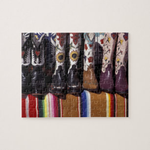 NA, USA, New Mexico, Santa Fe. Cowboystiefel