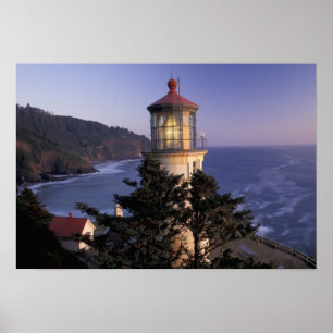 NA, USA, Oregon, Heceta Head Leuchtturm, Poster