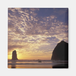 NA, USA, Oregon, Oregon Coast, Canon Beach mit Magnet