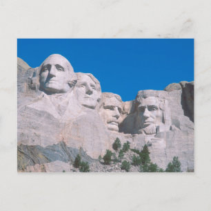 NA, USA, SD, Mount Rushmore. Postkarte