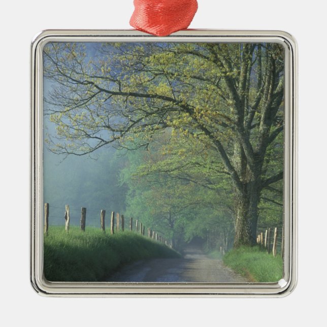 NA, USA, Tennessee, Cades Cove, Great Smoky Ornament Aus Metall (Vorne)