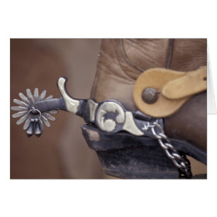 NA, USA, Texas, Lubbock Cowboy-Stiefel und Sporn