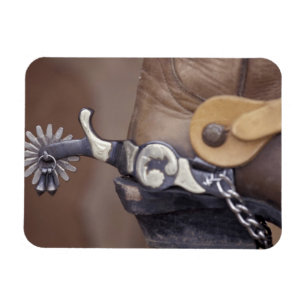 NA, USA, Texas, Lubbock Cowboy-Stiefel und Sporn Magnet