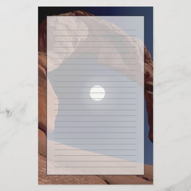 NA, USA, Utah, Arches National Park. Zierlich Briefpapier (Vorderseite)