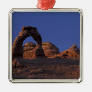NA, USA, Utah, Arches-Nationalpark. Zart Silbernes Ornament
