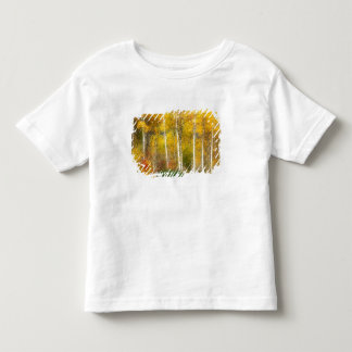 NA, USA, Washington, Fall Aspen Trees entlang Kleinkind T-shirt