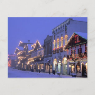 NA, USA, Washington, Leavenworth Hauptstraße Postkarte