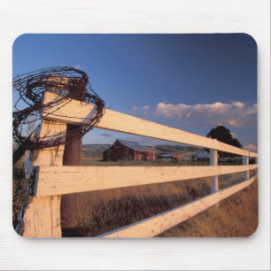 NA, USA, Washington, nahe Walla Walla, Zaun, Mousepad