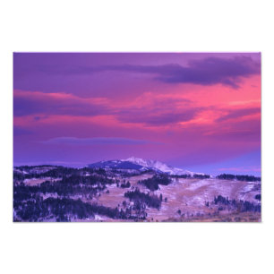 NA, USA, Wyoming, Yellowstone NP, Lamar Valley Fotodruck