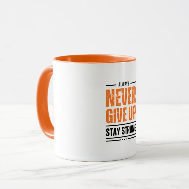 N'abandonnez jamais la tasse (Devant gauche)