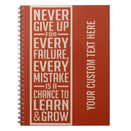 N'abandonnez jamais le carnet de motivation