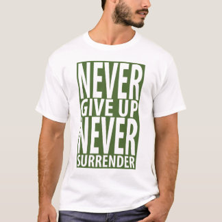 N'abandonnez jamais le T-shirt des hommes