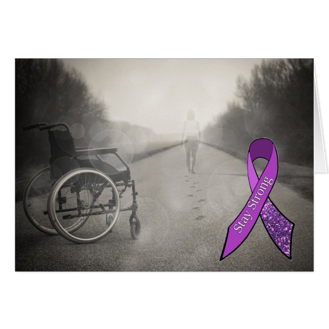 "N'abandonnez jamais" Sortir de la carte en fauteu (Devant horizontal)