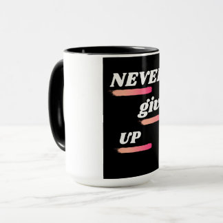 N'abandonnez jamais une tasse de café inspirante