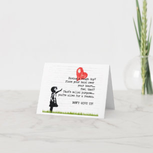 N'abandonnez pas la carte de devis d'encouragement