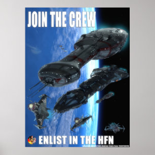 Naben-Vereinigungs-Marine-Anzeige Poster