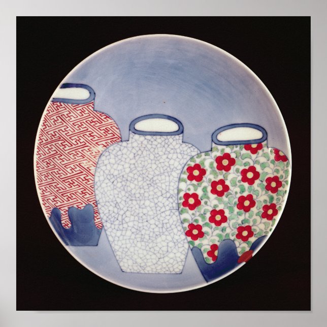 Nabeshima Dish, Edo Periode Poster (Vorne)