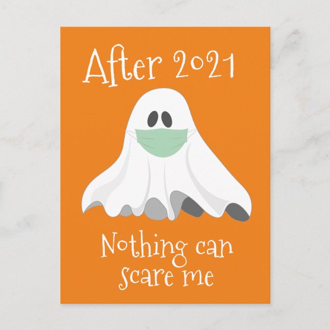Nach 2021 kann mir keine Postkarte für Ghost mehr  (Vorderseite)