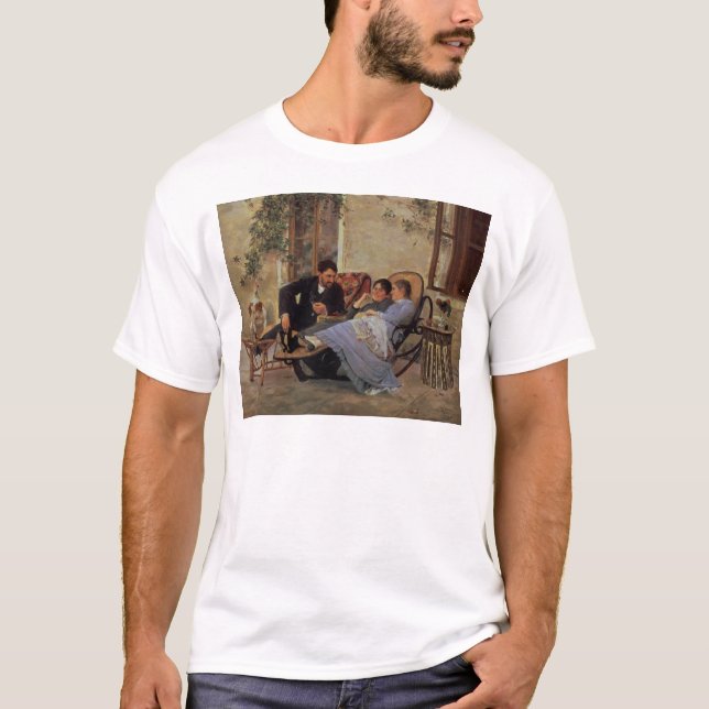 Nach Abendessen 1888 T-Shirt (Vorderseite)
