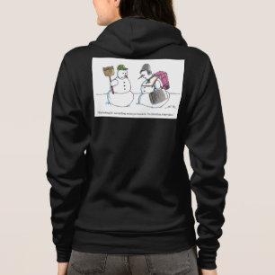 Nach Antarktika Frauen schwarz Bella Reißverschlus Hoodie