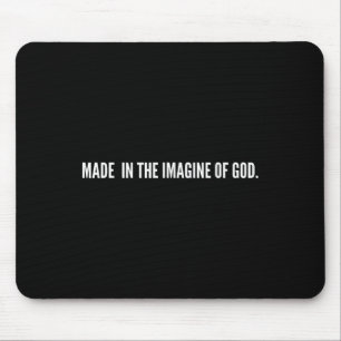 Nach dem Bild Gottes Jesus Christliche Bibel Sagen Mousepad
