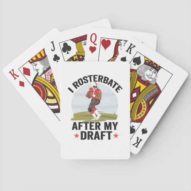 Nach dem Entwurf meines Funny Fantasy Football-Spi Spielkarten (Rückseite)