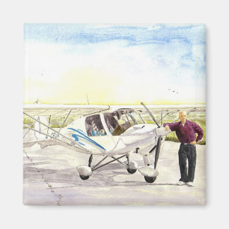 'Nach dem Flug' Magnet
