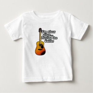 Nach dem Gitarrenspielen bin ich netter. Vintage F Baby T-shirt