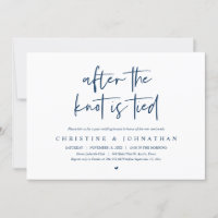 Nach dem Knoten gebunden, Elopement Post Hochzeit 