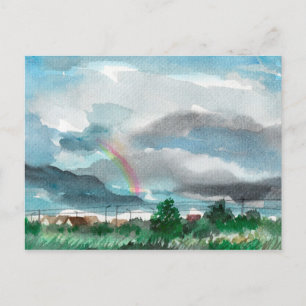 Nach dem Regen Postkarte