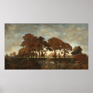 Nach dem Regen - Théodore Rousseau Kunst und Kultu Poster