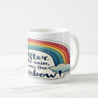 Nach dem Regenbogen regnet - hoffnungsvolle Inspir