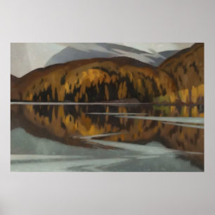 Nach dem RegenLandschaftsgemälde von A J Casson Poster