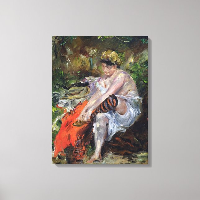 Nach dem Schwimmen, 1906 Leinwanddruck (Vorderseite)