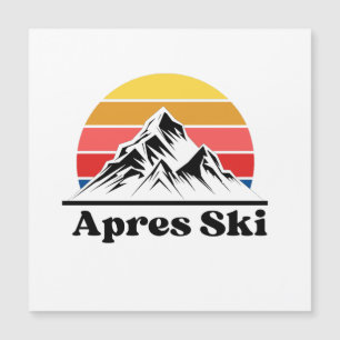 NACH DEM SKIFAHREN MAGNETKARTE