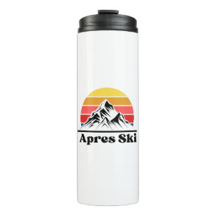 Nach dem Skifahren Thermosbecher