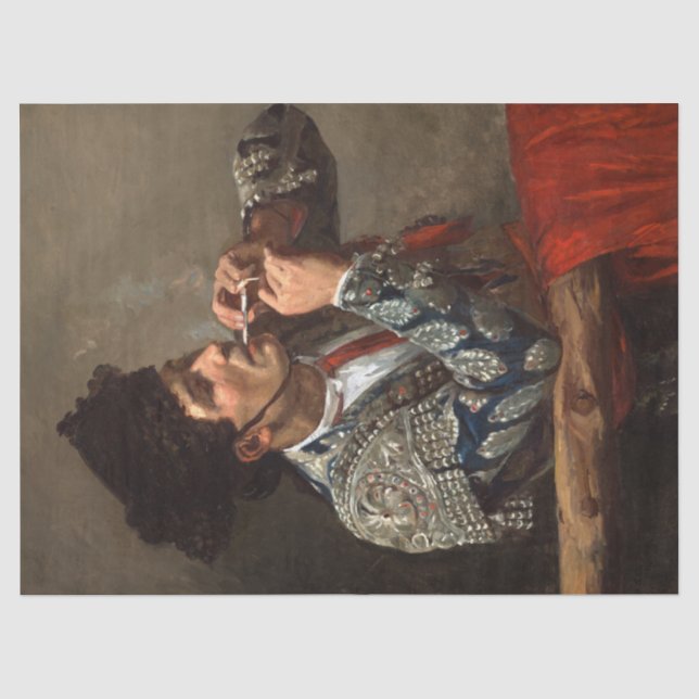 Nach dem Stierkampf von Mary Cassatt Seidenpapier (Vorderseite)
