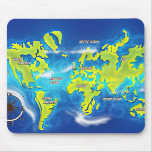 Nach dem Tauwetter - Überflutete Erde Mousepad