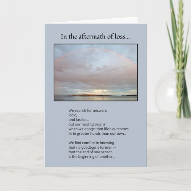 Nach dem Verlust... Karte (Vorderseite)