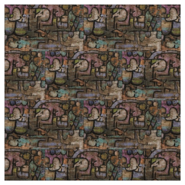 Nach der Flut von Paul Klee Stoff (Muster)