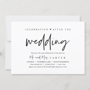 nach der Hochzeit Brunch Einladung