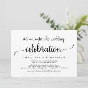 Nach der Hochzeit Brunch, moderne rustikale Entspa Einladung
